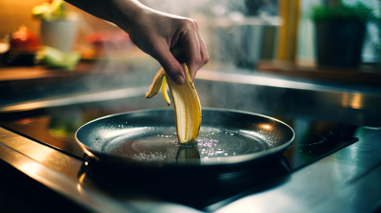 Clean Cookware with a Banana Peel: Why Oil Residues Disappear So Fast